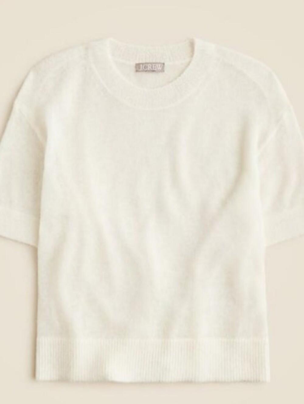 J. Crew Oversized Alpaca Blend Sheer Sweater